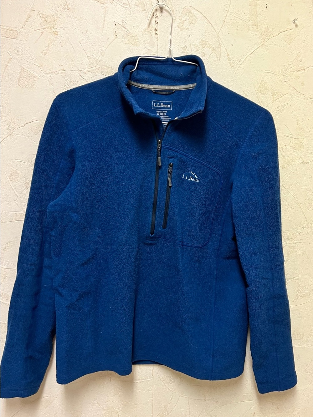 L.L.Bean Men's Trail Fleece Quarter Zip Pullover Sz S